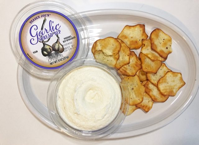 trader joe's garlic spread dip