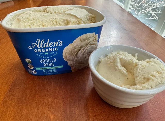 Alden's Organic Vanilla Bean Ice Cream