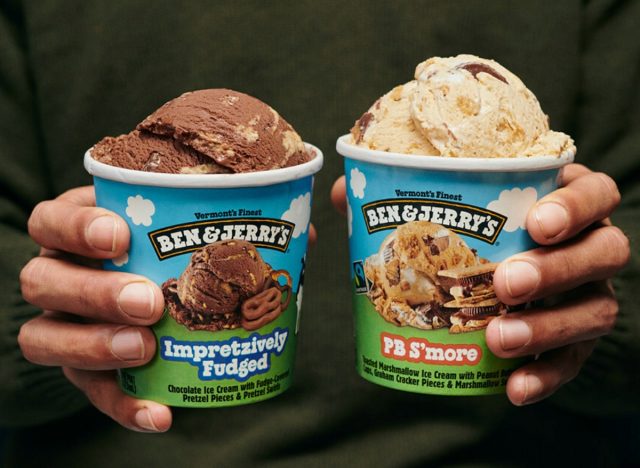 ben & jerry's impretzively fudged pb s'more ice cream