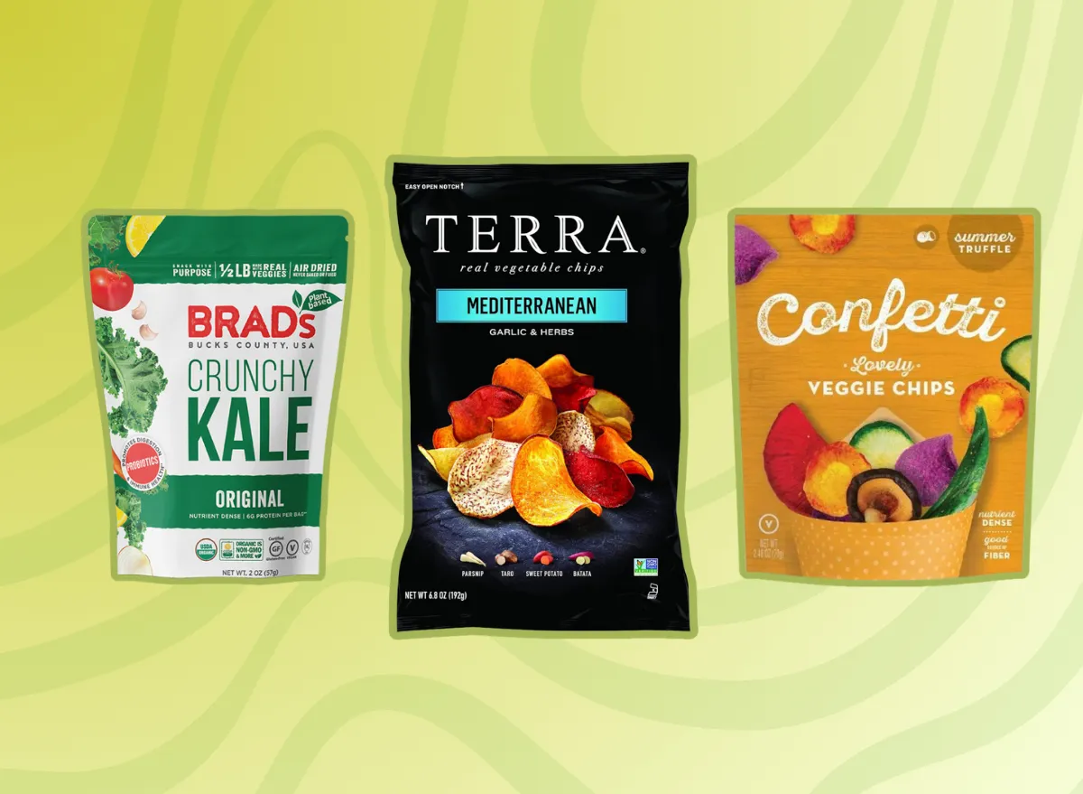 8 Healthiest Veggie Chips on Grocery Shelves—and 3 to Avoid