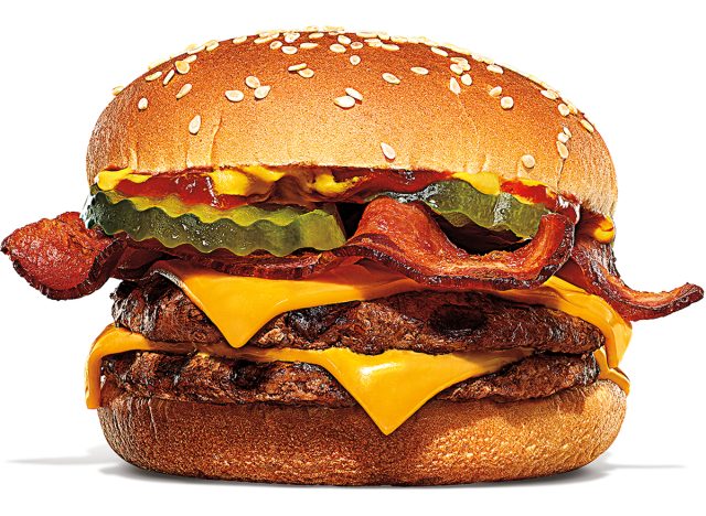 Burger King Bacon Double Cheeseburger