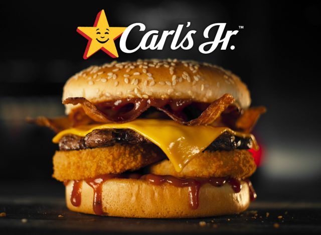 carl's jr western bacon cheeseburger