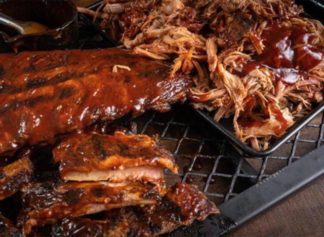 Corky's Ribs & BBQ pulled pork 