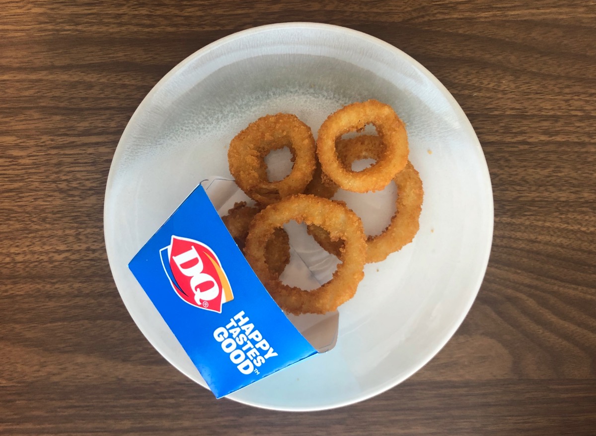 Calories in Jack in the Box Onion Rings (8) and Nutrition Facts