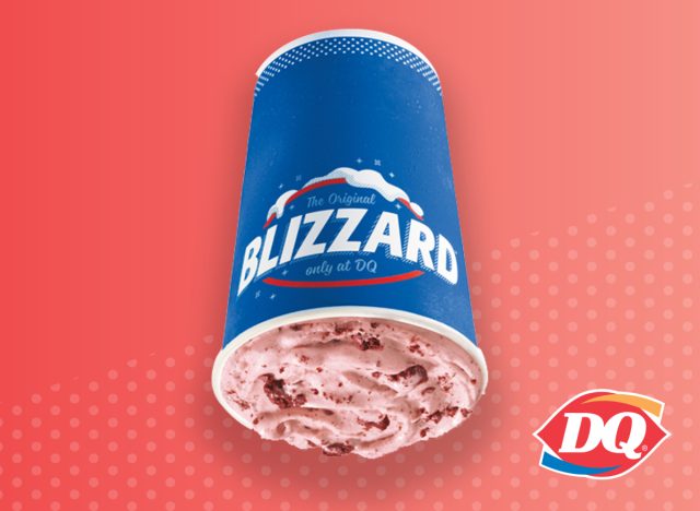 dairy queen red velvet cake blizzard treat