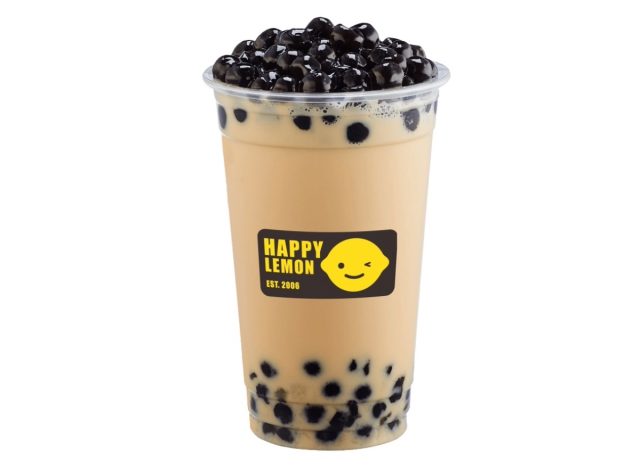 happy lemon bubble tea