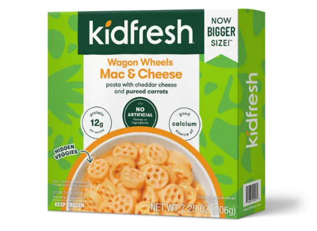Kid Fresh Wagon Wheels Mac and Cheese