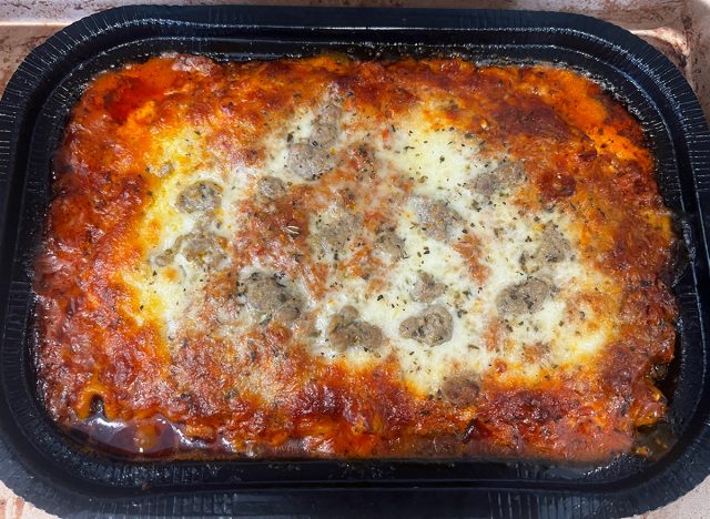 Kirkland Signature Italian Sausage and Beef Lasagna