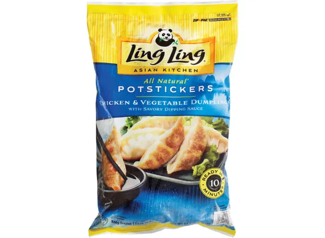 ling ling chicken & vegetable potstickers