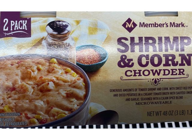 member's mark shrimp corn chowder soup