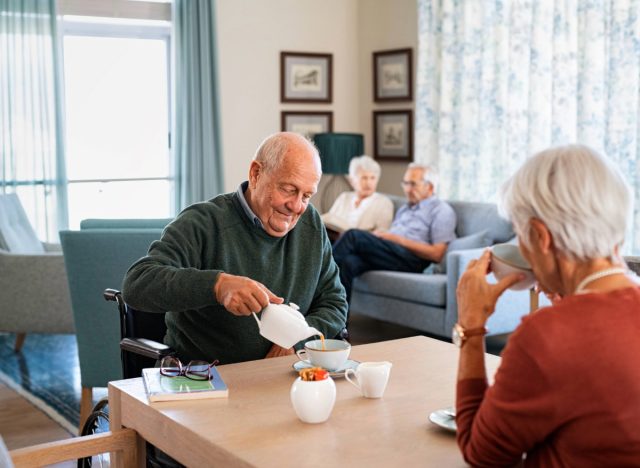 nursing home common space