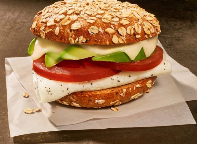 Panera Garden Avocado & Egg White Sandwich