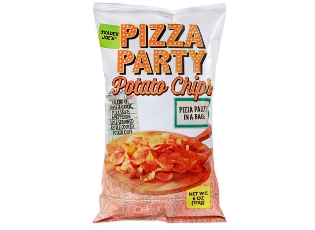 pizza party potato chips