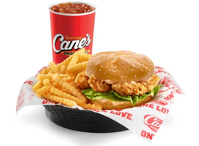 Raising Cane's chicken sandwich combo