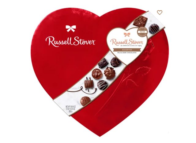 Russell Stover Chocolate Heart Boxes