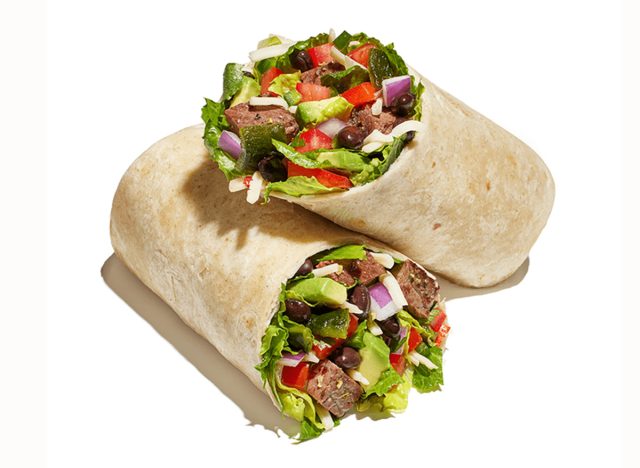 Salad and Go Steak Fajita Wrap 