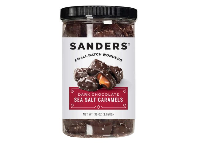 sander's dark chocolate sea salt caramels