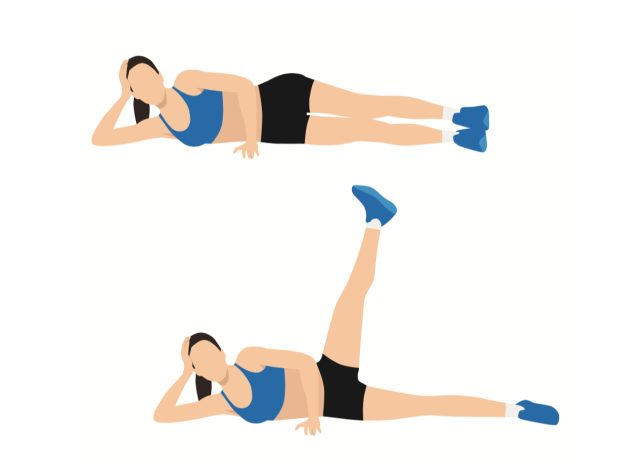 side lying hip abduction