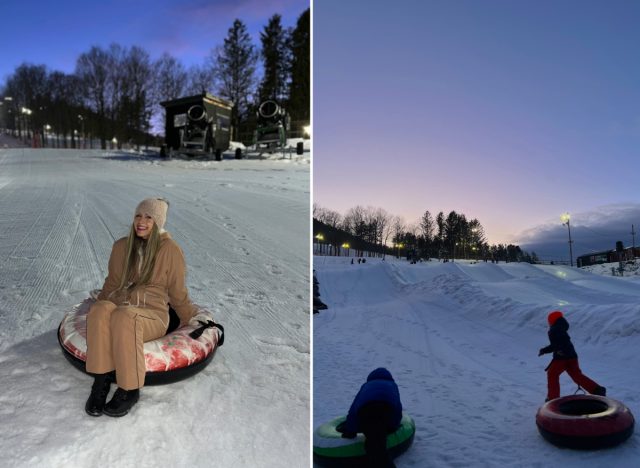 snow tubing