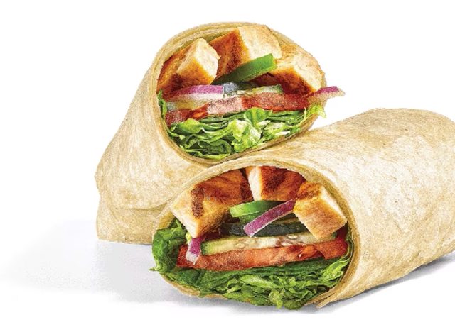 Subway Grilled Chicken Wrap 