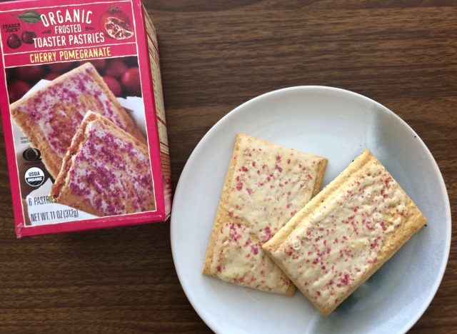 trader joe's cherry pomegranate toaster pastries 