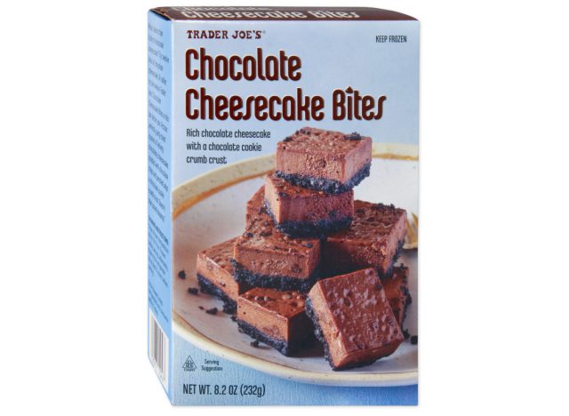 trader joe's chocolate cheesecake bites