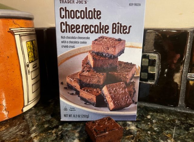 trader joe's chocolate cheesecake bites