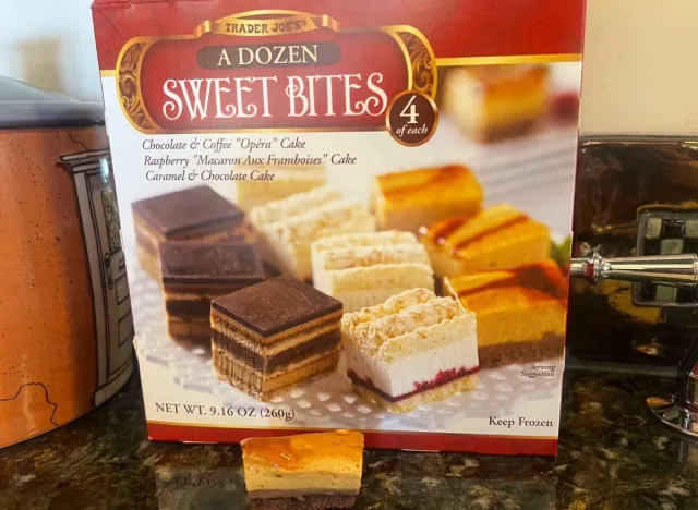 trader joe's a dozen sweet bites caramel chocolate