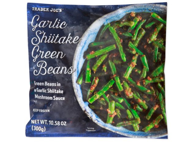 trader joe's garlic shiitake green beans