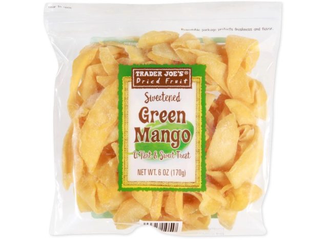 trader joe's sweetened green mango