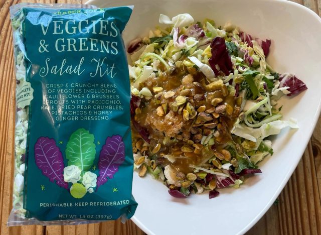 trader joe's veggies and greens salad