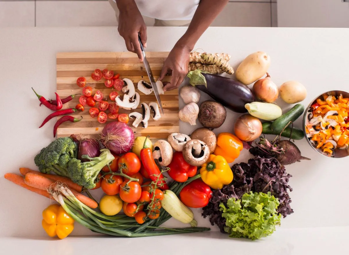 You eat more vegetables