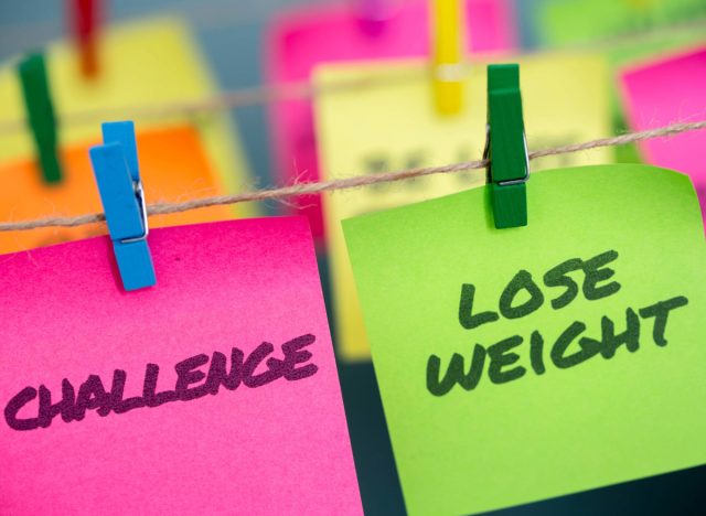 weight-loss challenge concept