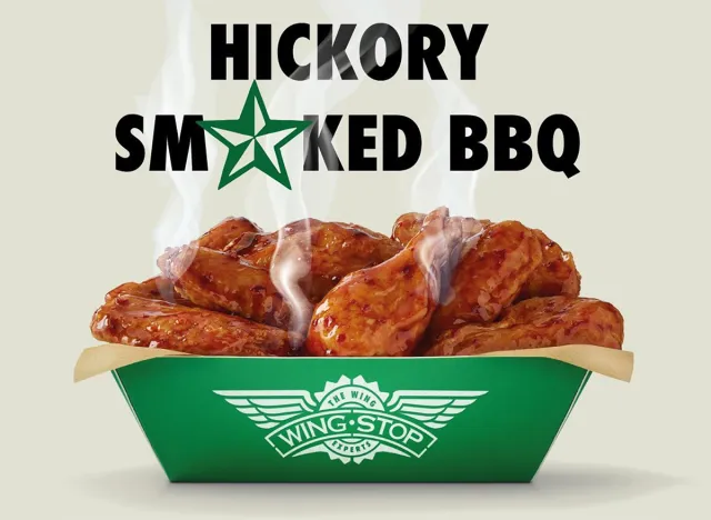 Wingstop Hickory Smoked BBQ Wings 