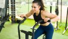 woman on air bike, concept of best weight-loss workouts for every fitness level