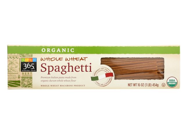 365 Organic Whole Wheat Spaghetti 