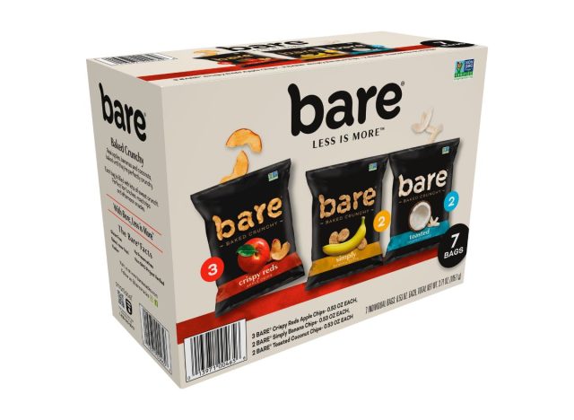 box of Bare Chips variety pack