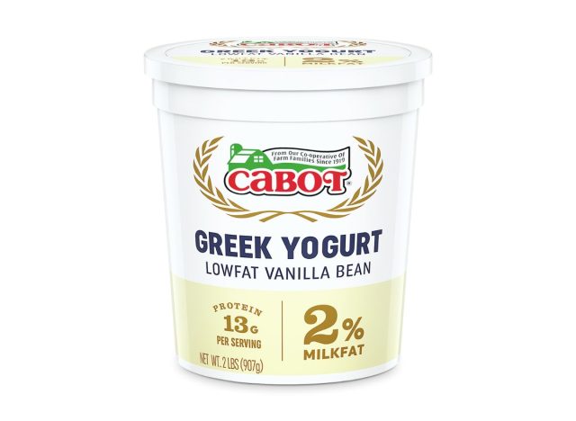 container of Cabot Greek yogurt