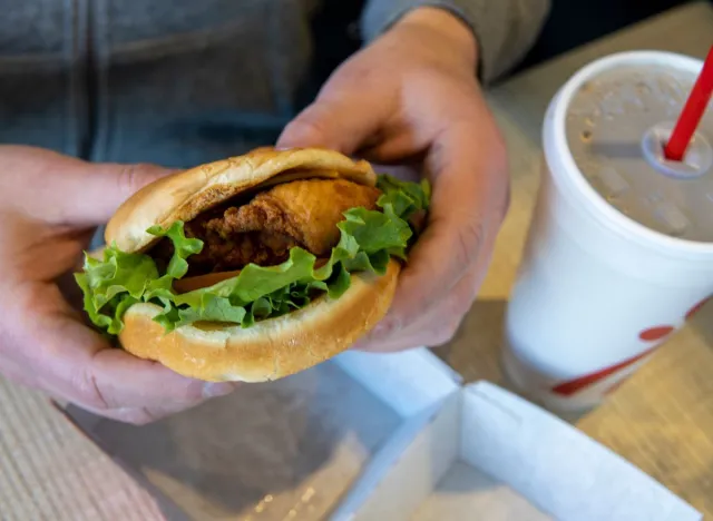 Chick-fil-A chicken sandwich