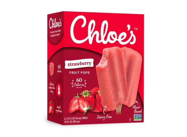box of Chloe's strawberry fruit bars
