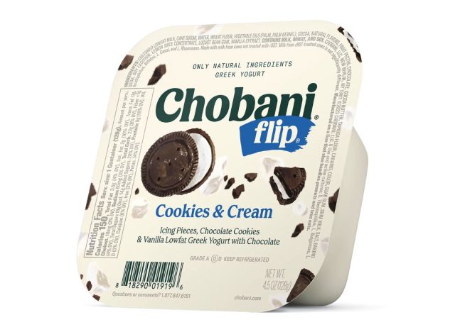 container of Chobani Greek yogurt