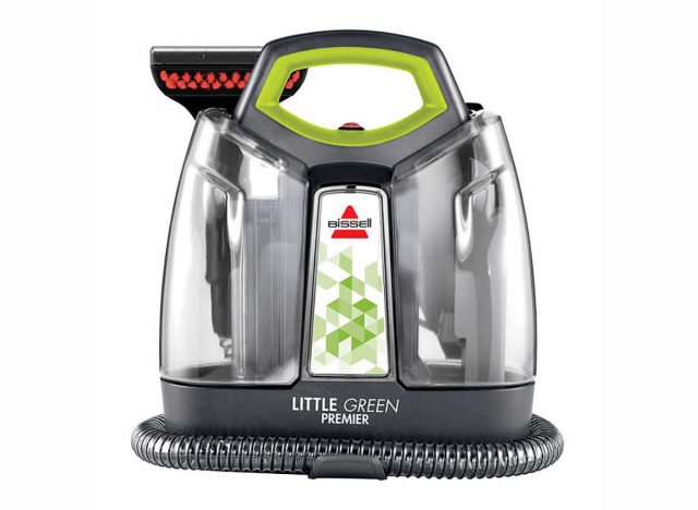 bissell little green rug cleaner on a white background.
