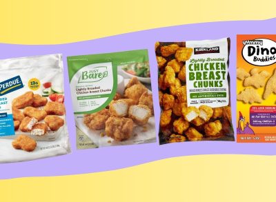 A variety of frozen chicken nugget brands available at Costco