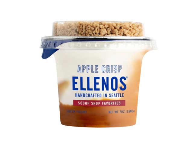 container of Ellenos yogurt