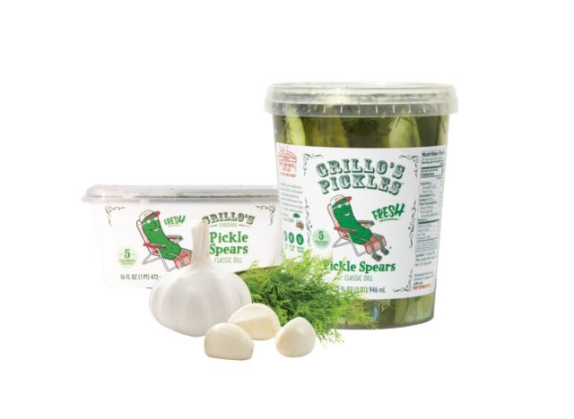 jar of pickles with dill and garlic