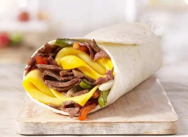 Hardee's Philly Cheesesteak Breakfast Burrito