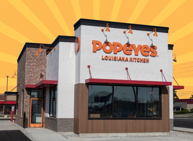 Popeyes window display