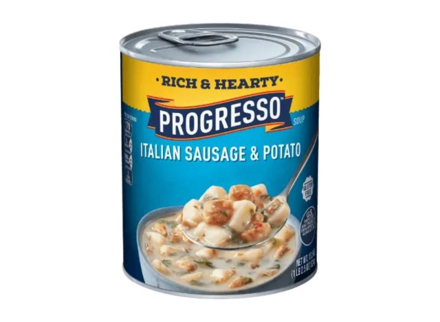 can of Italian sausage soup