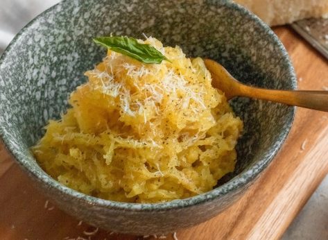 Spaghetti Squash Cacio E Pepe Recipe