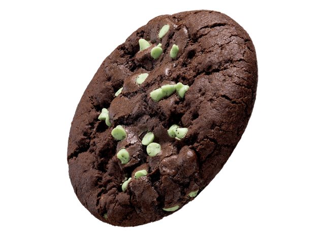 Mint Brownie Batter cookie from Crumbl